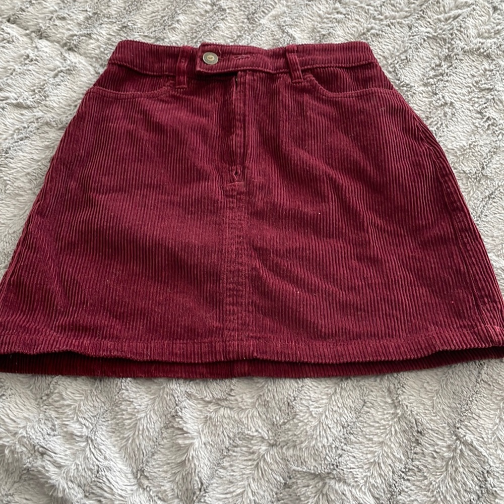 Hollister ultra high rise skirt corduroy